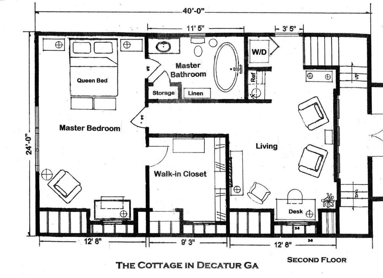 The Cottage Bed & Breakfast In Decatur Ga エクステリア 写真
